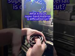 Wat voor superhard materiaal is moeilijk te snijden?