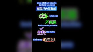 Naaldsnijmachine met twee stations